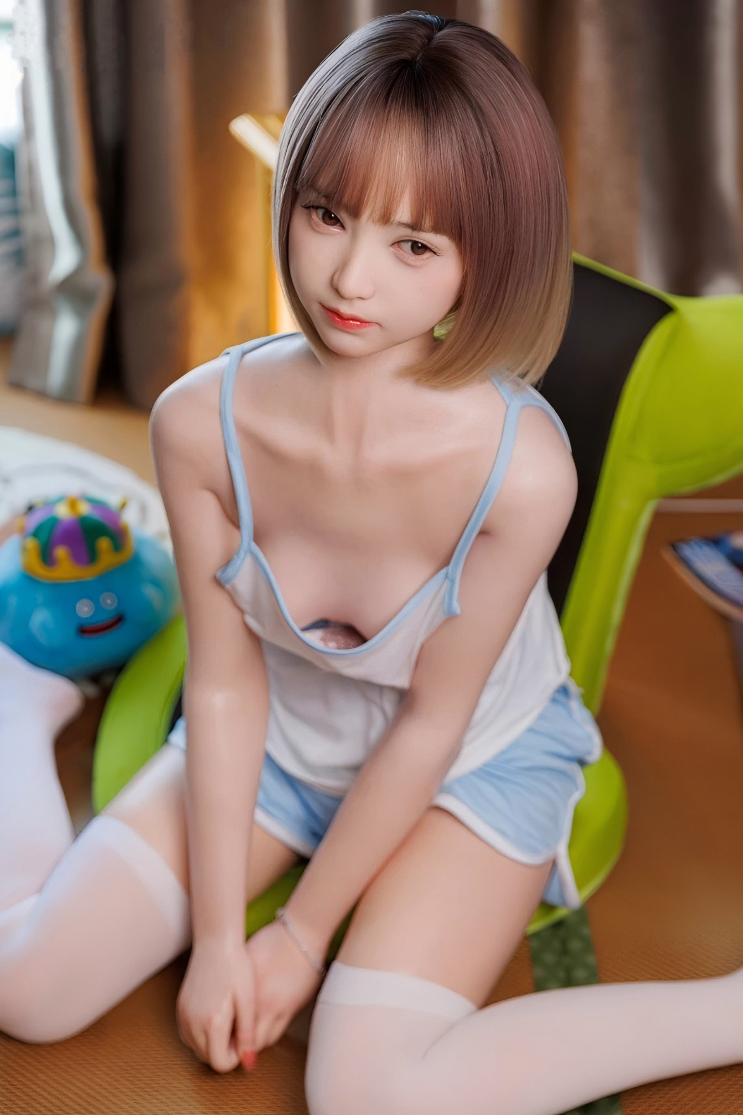 Ava HWC92 EU In Stock Sexy Life-like Sex Doll AA Cup 4.33'(132cm )