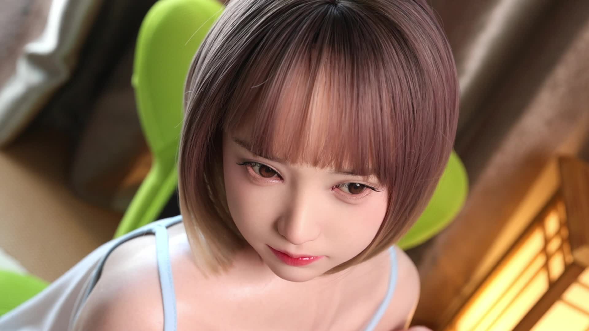 Ava HWC92 EU In Stock Sexy Life-like Sex Doll AA Cup 4.33'(132cm )