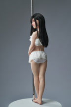 Emily HWC02 EU In Stock Sexy Flat-Chested Life-like Sex Doll AA Cup 4.69'(143cm)