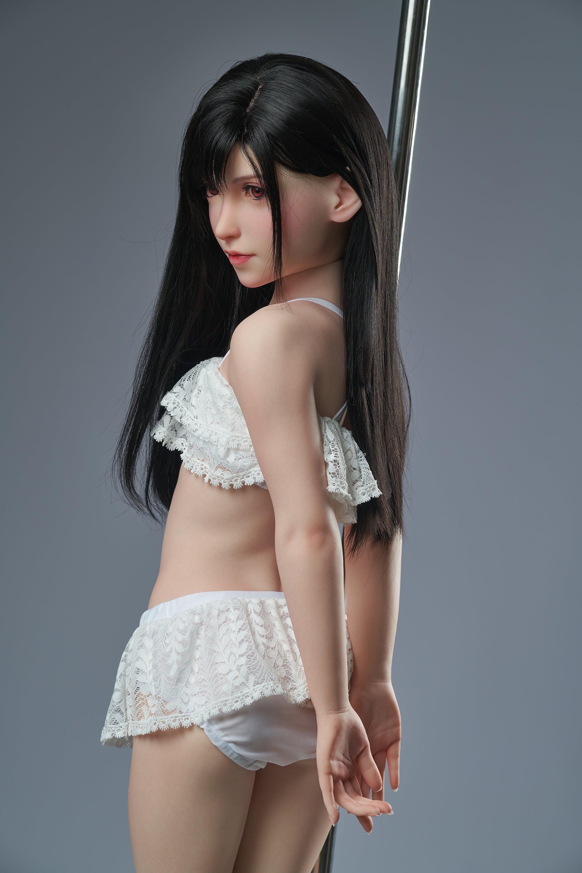 Emily HWC02 EU In Stock Sexy Flat-Chested Life-like Sex Doll AA Cup 4.69'(143cm)