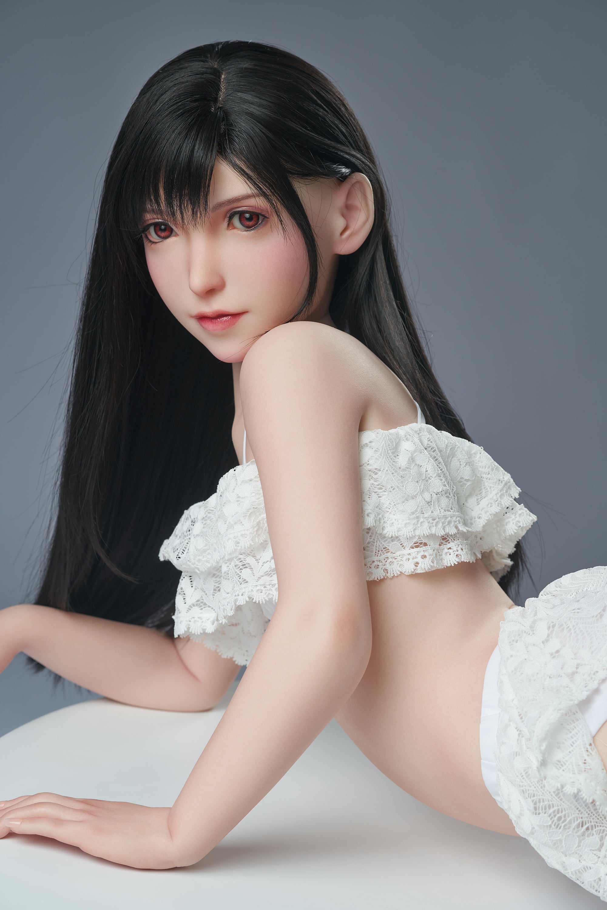 Emily HWC02 EU In Stock Sexy Flat-Chested Life-like Sex Doll AA Cup 4.69'(143cm)