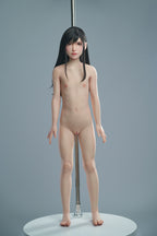 Emily HWC02 EU In Stock Sexy Flat-Chested Life-like Sex Doll AA Cup 4.69'(143cm)