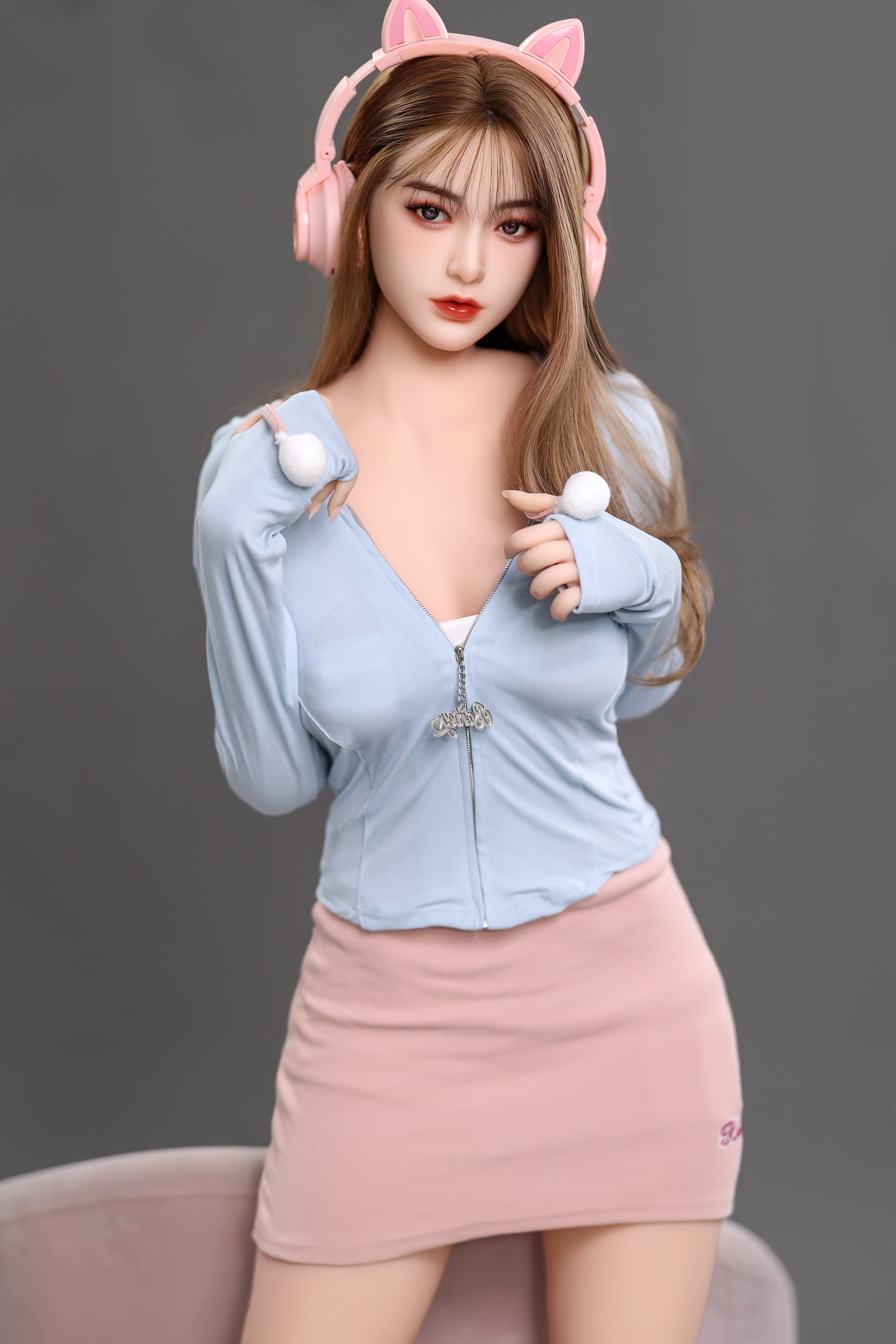 Natalie HWC81 EU In Stock Sexy Big Boobs Life-like Sex Doll 4.43' (135cm) |4.86'(148cm)|5.15'(157cm)|5.25'(160Bcm)