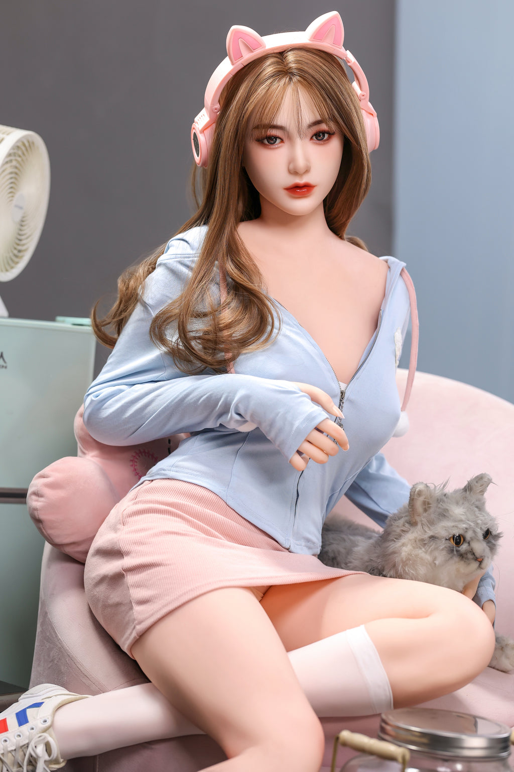Natalie HWC81 EU In Stock Sexy Big Boobs Life-like Sex Doll 4.43' (135cm) |4.86'(148cm)|5.15'(157cm)|5.25'(160Bcm)