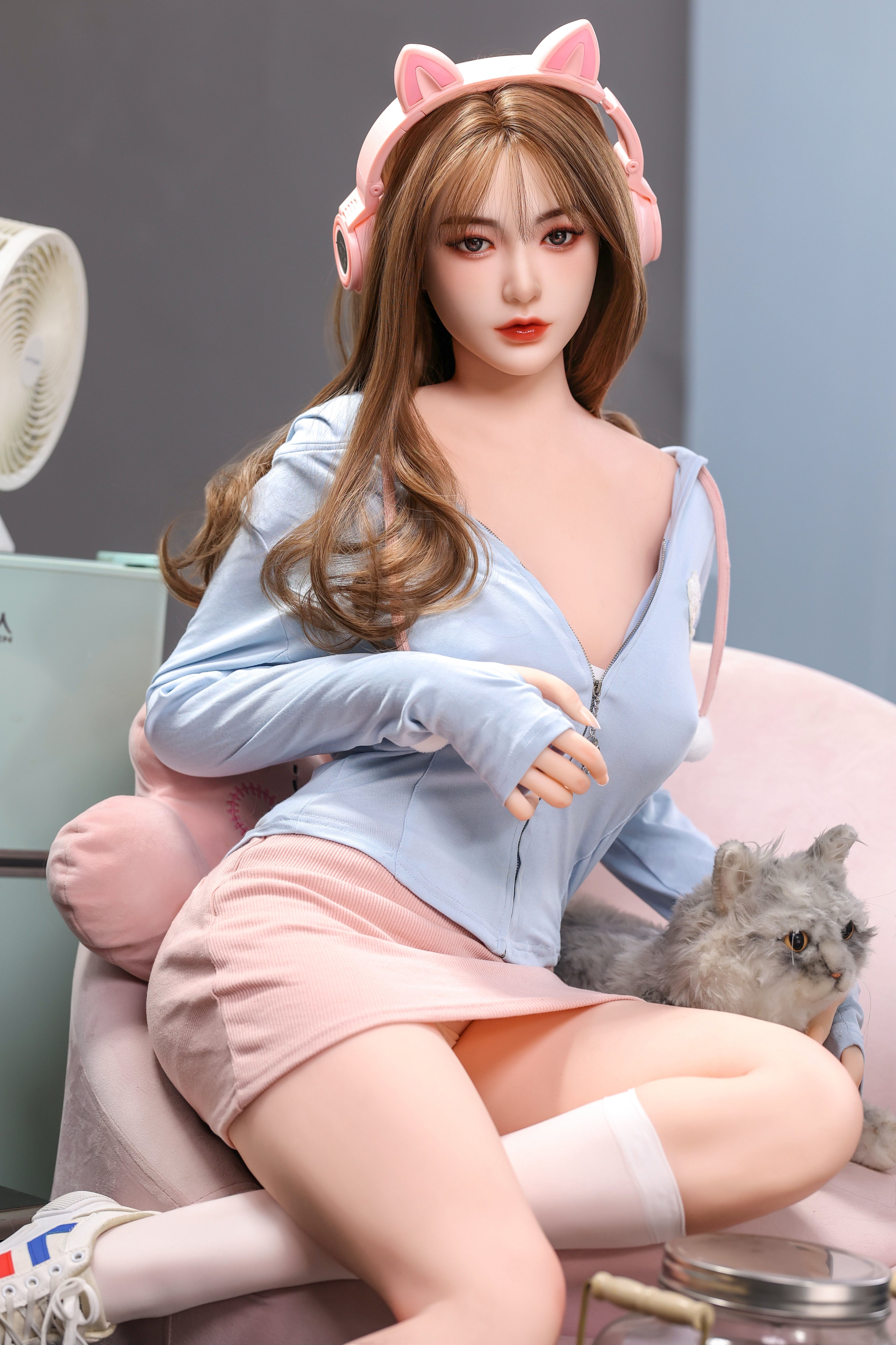 Natalie HWC81 EU In Stock Sexy Big Boobs Life-like Sex Doll 4.43' (135cm) |4.86'(148cm)|5.15'(157cm)|5.25'(160Bcm)