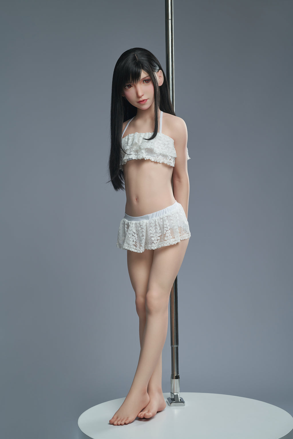 Emily HWC02 EU In Stock Sexy Flat-Chested Life-like Sex Doll AA Cup 4.69'(143cm)