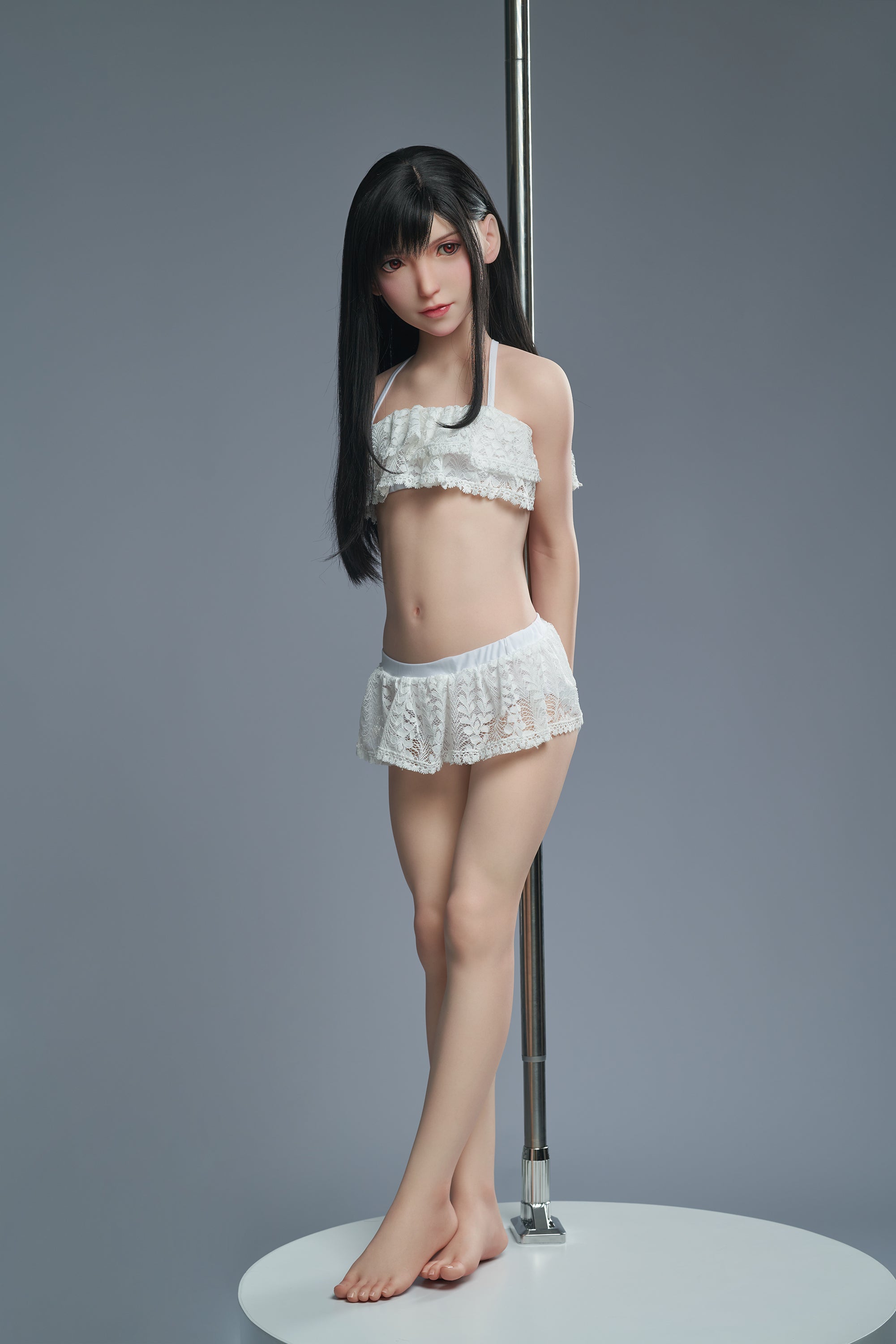 Emily HWC02 EU In Stock Sexy Flat-Chested Life-like Sex Doll AA Cup 4.69'(143cm)