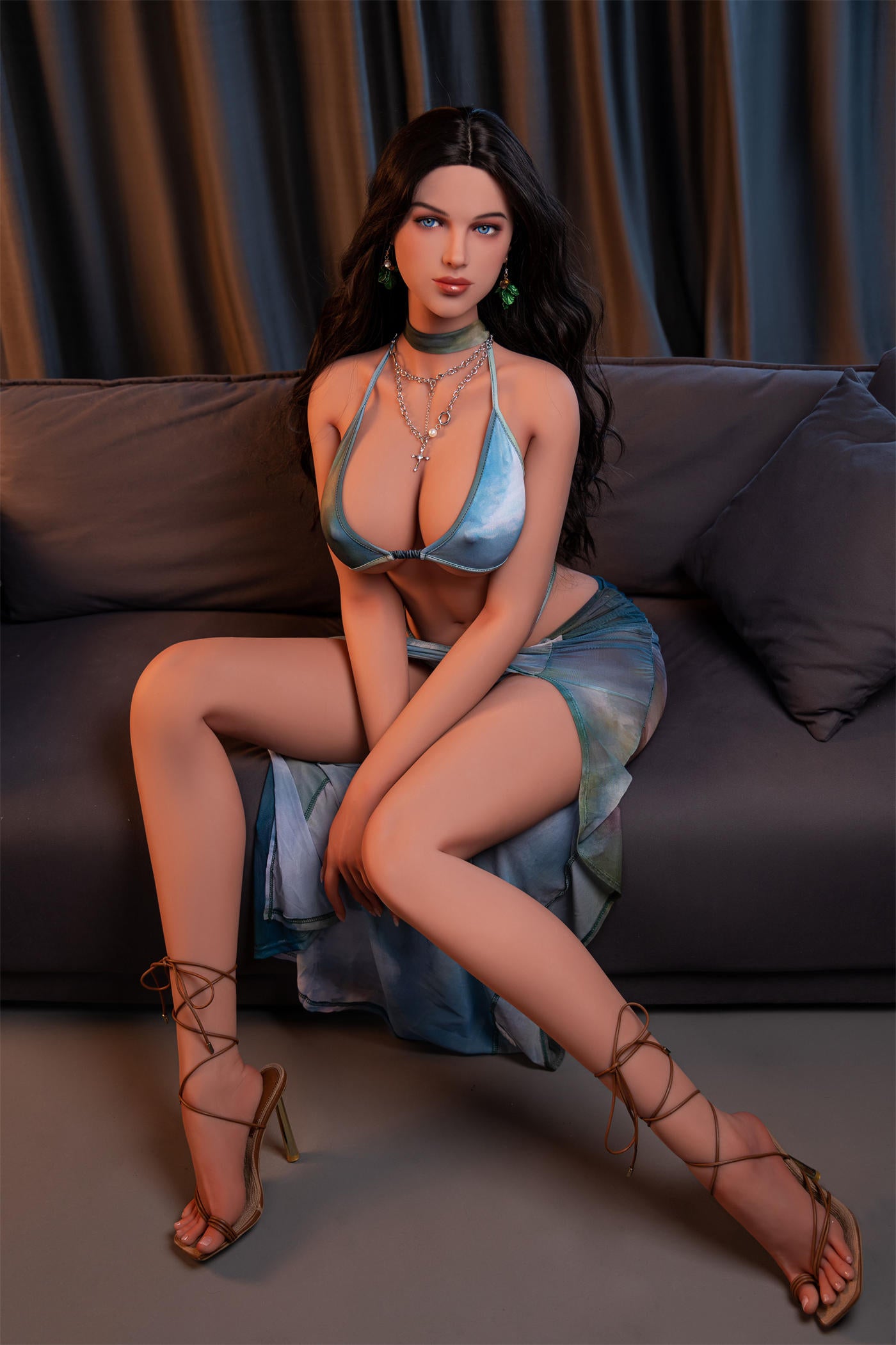 Ella EU IN STOCK 5.18 ft Life-Size Sex Doll Realistic TPE Love Doll for Men – 158CM Full Body
